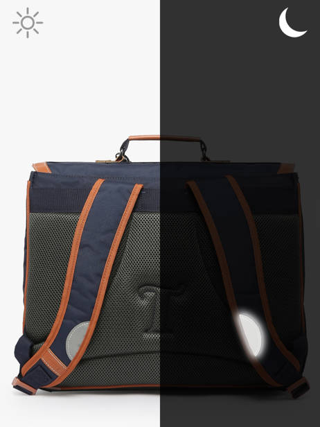 2-compartment Satchel Tann's Blue les fantaisies g 41111 other view 4