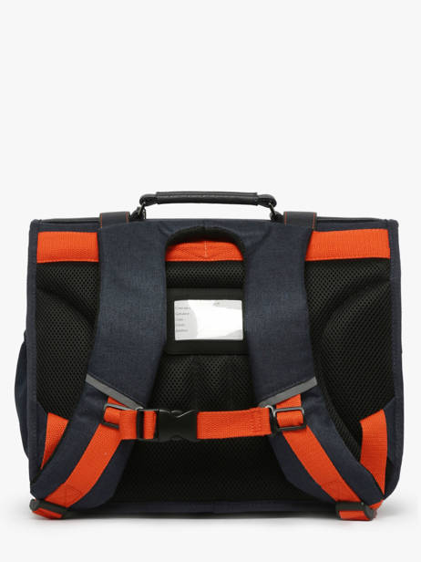 Satchel For Kids 2 Compartments Cameleon Blue vintage urban CA38 other view 4