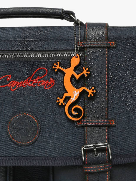 Satchel For Kids 2 Compartments Cameleon Blue vintage urban CA38 other view 6