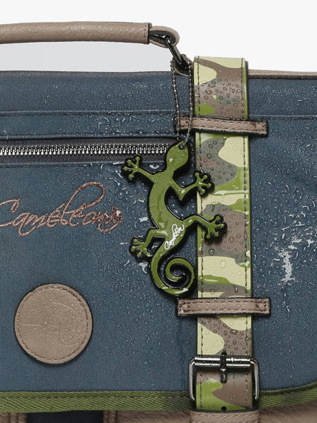 Satchel For Kids 3 Compartments Cameleon Gray vintage urban CA41 other view 6