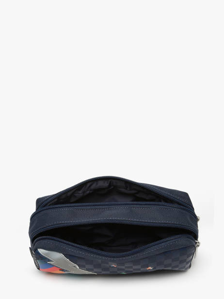 2-compartment Pouch Caramel et cie Blue fier GA other view 1