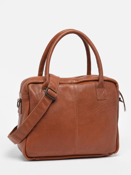 Sac Le Dandy A4 Cuir Paul marius Marron vintage S vue secondaire 4