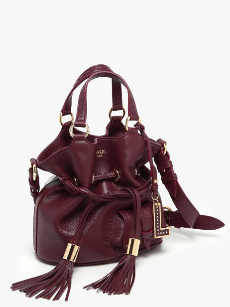 Sac Seau S Premier Flirt Cuir Lancel Violet premier flirt A10109 vue secondaire 3