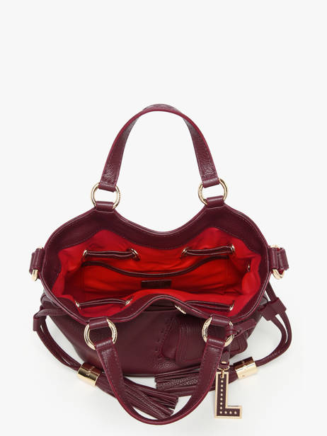 Sac Seau S Premier Flirt Cuir Lancel Violet premier flirt A10109 vue secondaire 4