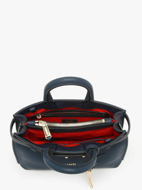 Sac Bandoulière Faubourg Cuir Lancel Bleu faubourg A13527 vue secondaire 3