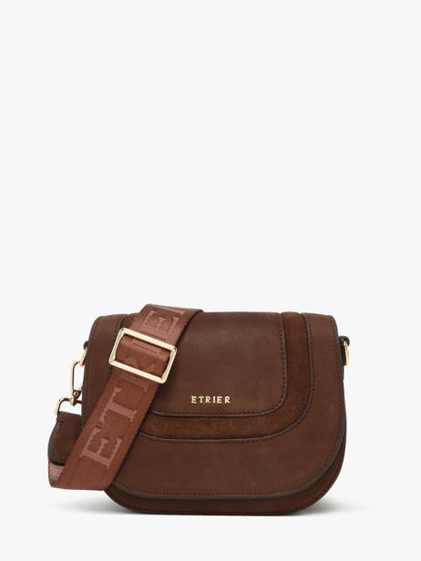 Sac Bandoulière S Lasso Cuir Etrier Marron lasso ELAS152S