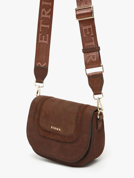 Sac Bandoulière S Lasso Cuir Etrier Marron lasso ELAS152S vue secondaire 2