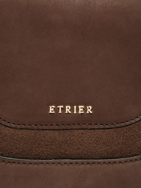Sac Bandoulière M Lasso Cuir Etrier Marron lasso ELAS152M vue secondaire 5