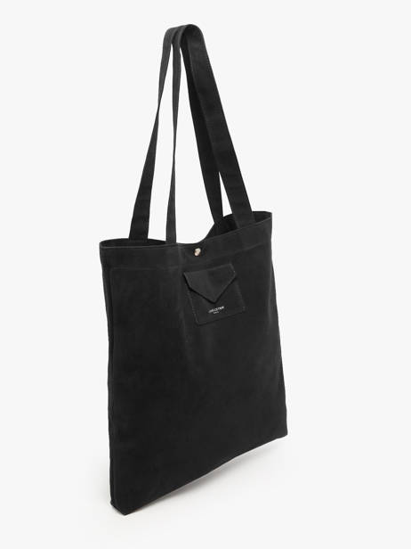 Sac Porté épaule Suedine Kba Polyester Lancaster Noir suedine kba 61 vue secondaire 2