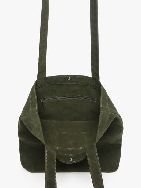 Sac Porté épaule Suedine Kba Polyester Lancaster Vert suedine kba 61 vue secondaire 3