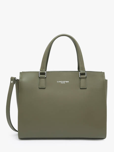 Sac Trapèze Smooth Cuir Lancaster Vert smooth 4