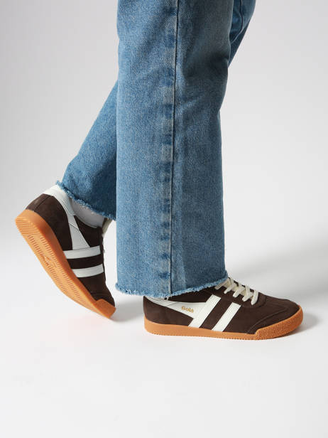 Sneakers In Leather Gola Brown women CLB538 other view 1