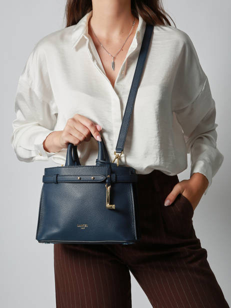 Sac Bandoulière Faubourg Cuir Lancel Bleu faubourg A13527 vue secondaire 1