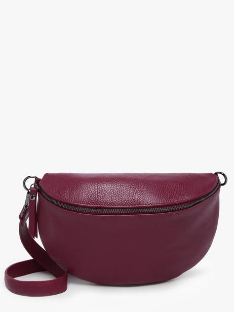 Leather Caviar Belt Bag Milano Violet caviar CA21123