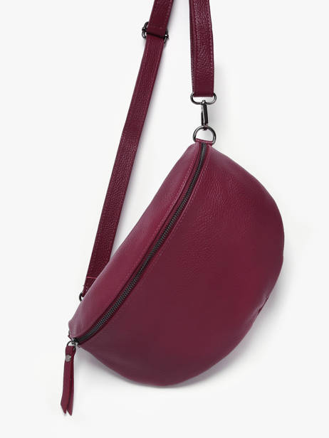 Leather Caviar Belt Bag Milano Violet caviar CA21123 other view 2