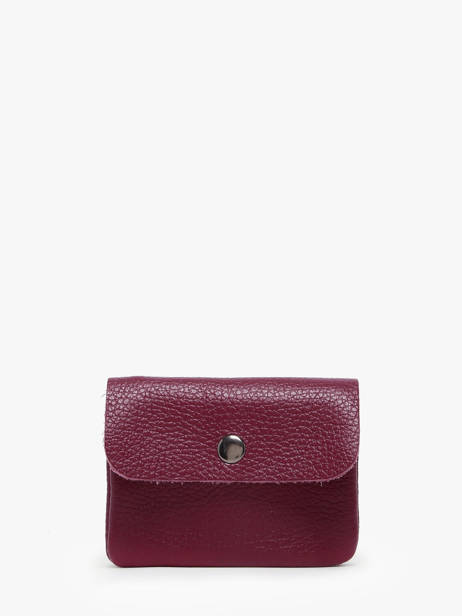 Coin Purse Leather Milano Violet caviar CA23092