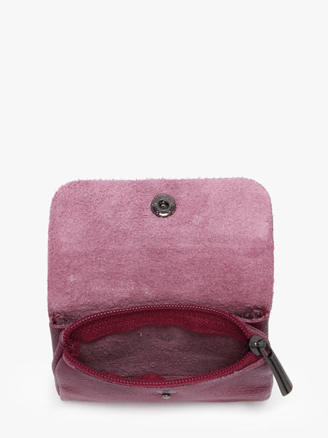 Coin Purse Leather Milano Violet caviar CA23092 other view 1
