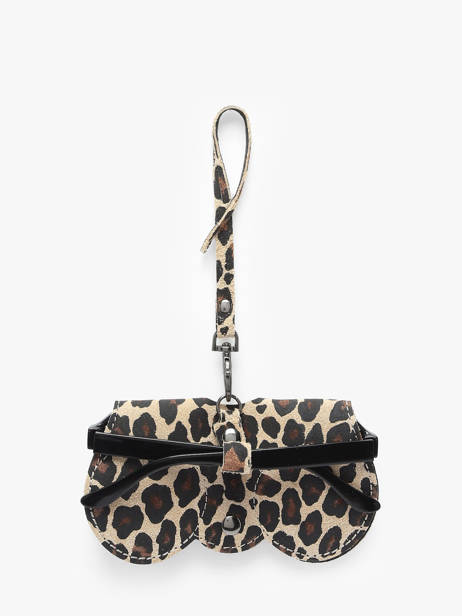 Étui Lunettes Velvet Leopardo Cuir Milano Beige velvet leopardo VL25069 vue secondaire 3