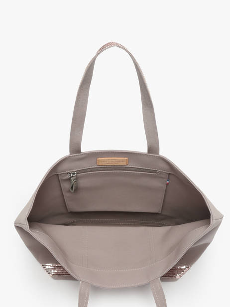 Le Cabas L Paillettes Vanessa bruno Gris cabas 1V40315 vue secondaire 3