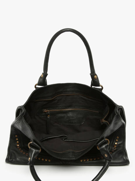 Sac à Main Glam Eyelet Cuir Basilic pepper Noir glam eyelet BGLE31 vue secondaire 2