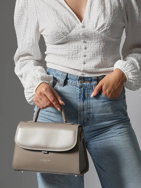 Medium Leather Suave Crossbody Bag Lancaster Beige suave even 17 other view 1