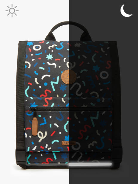 2-compartment Backpack Cabaia Black school L other view 6