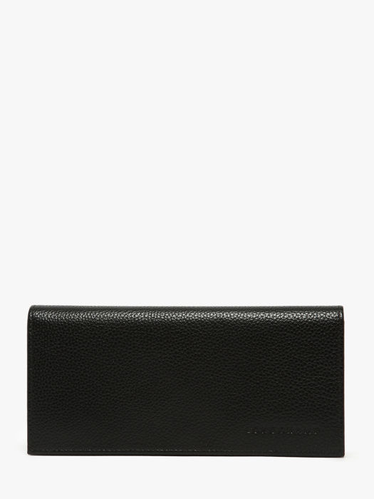 Longchamp Le foulonné Wallet Black