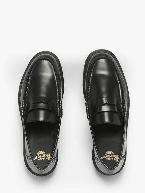 Moccasins In Leather Dr martens Black men 25015001 other view 3