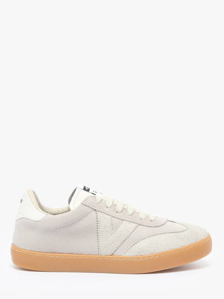 Sneakers In Leather Victoria Beige women 1126229
