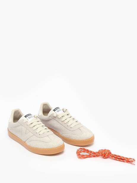 Sneakers In Leather Victoria Beige women 1126229 other view 1