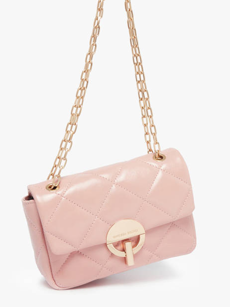 Medium Leather Moon Crossbody Bag Vanessa bruno Pink moon 84V40533 other view 1
