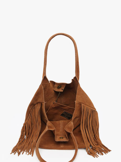 Shoulder Bag Velvet Milano Brown velvet VE241114 other view 2