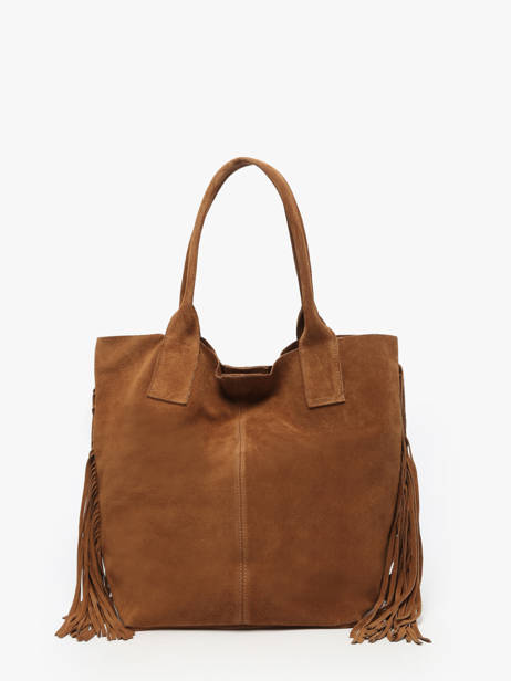 Shoulder Bag Velvet Milano Brown velvet VE241114 other view 3