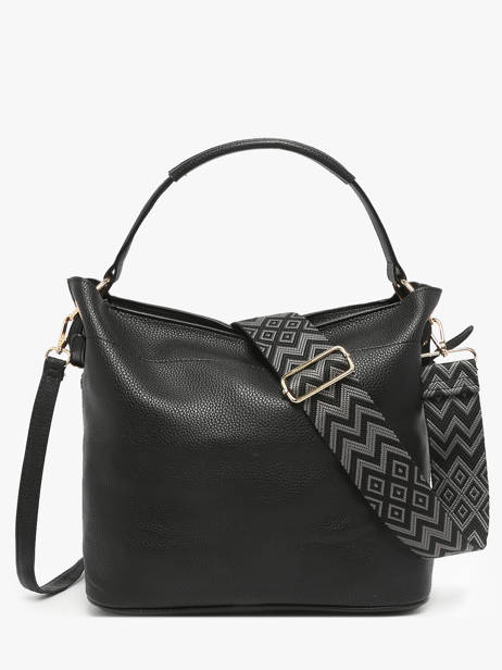 Sac Porté épaule New Grain Miniprix Noir new grain F6966 vue secondaire 3