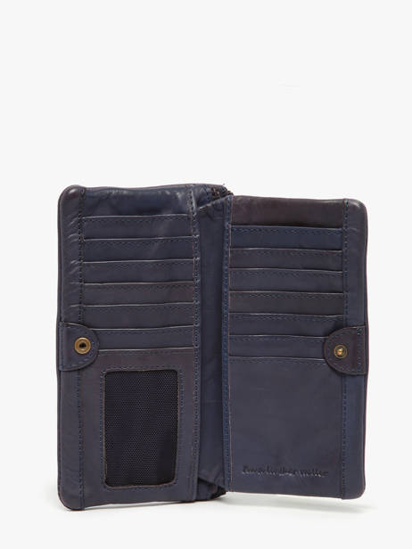 Wallet Leather Biba Red heritage BT34 other view 1