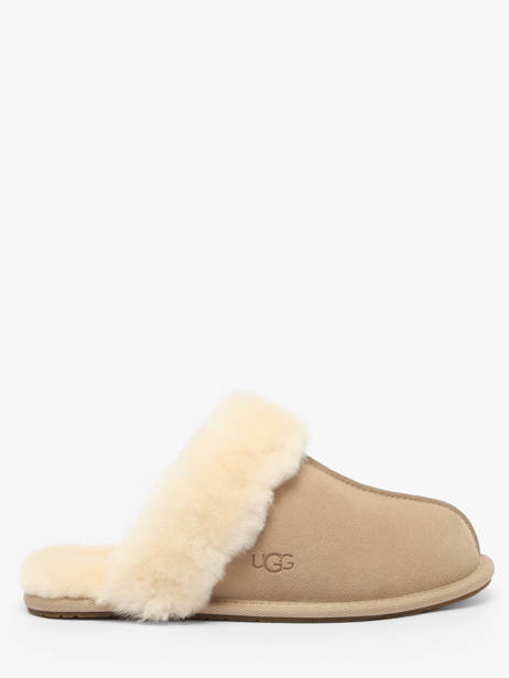 Chaussons Scuffette Ii En Cuir Ugg Beige accessoires 1106872