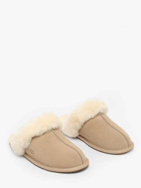 Chaussons Scuffette Ii En Cuir Ugg Beige accessoires 1106872 vue secondaire 1