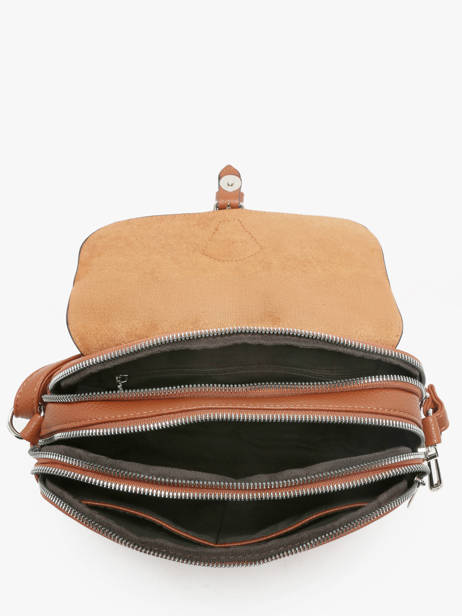 Sac Bandoulière Grained Miniprix Marron grained F3601 vue secondaire 2