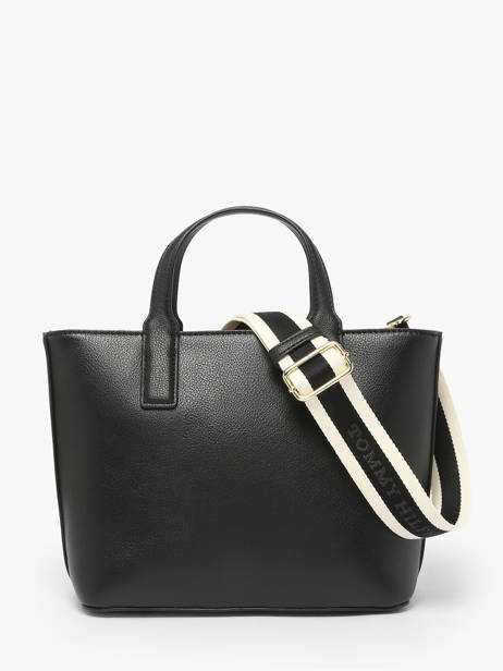Sac Bandoulière Th Logotape Polyurethane Tommy hilfiger Noir th logotape AW17448 vue secondaire 4