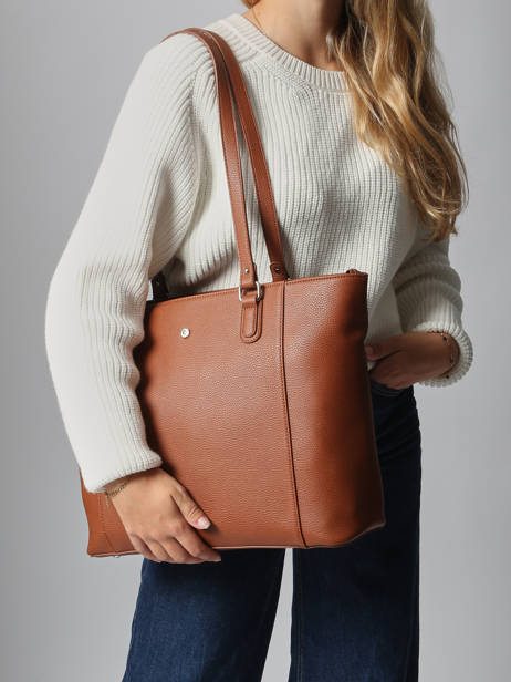 Shoulder Bag Maya Hexagona Brown maya 2120199 other view 1