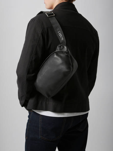 Sac Banane José Cuir Arthur & aston Noir thomas 5 vue secondaire 1