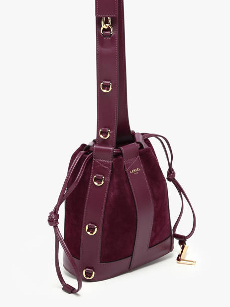 Sac Seau S Elles Cuir Lancel Violet elles A13359 vue secondaire 1