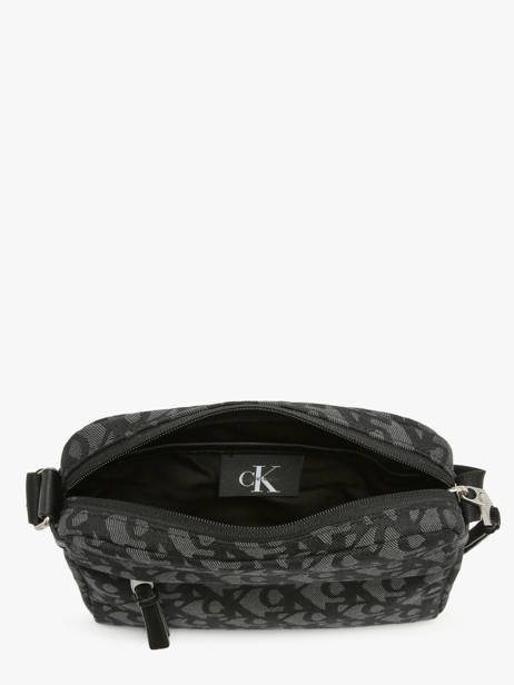 Sac Bandoulière Unstructured Polyester Recyclé Calvin klein jeans Noir unstructured 4G3175G vue secondaire 3
