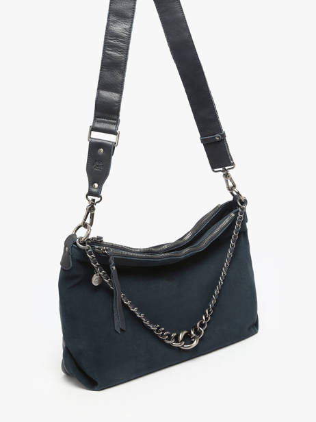 Sac Bandoulière Vintage Mila louise Bleu vintage 3822VC vue secondaire 1