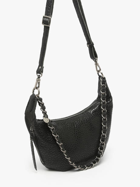 Sac Bandoulière Vintage Mila louise Noir vintage 3485E vue secondaire 1