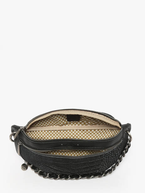 Sac Banane Mila louise Noir vintage 23689KR vue secondaire 2