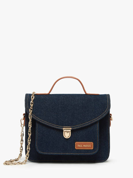 Crossbody Bag Denim Brut Paul marius Blue denim brut GEOR2DEB