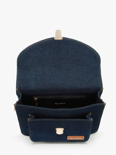 Crossbody Bag Denim Brut Paul marius Blue denim brut GEOR2DEB other view 2