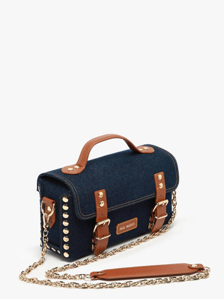 Shoulder Bag Denim Brut Paul marius Blue denim brut ARTI2DEB other view 1