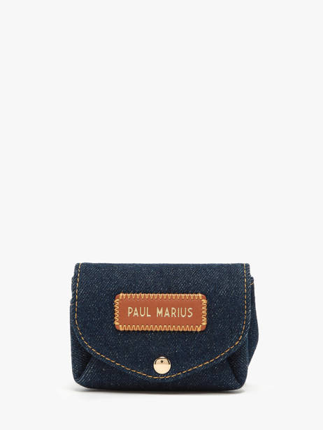 Coin Purse Paul marius Blue denim brut GUSTADEB